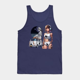 Kawaii, Charming Anime Girl T2  | Catsie Cat Tank Top